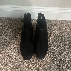 East 5th Black Suede Boots